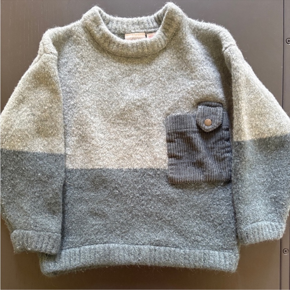 Zara Boys Wool Sweater with Pocket